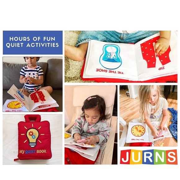 NEW  Quiet Book for Toddlers - Montessori Toys - Picture 4 of 8